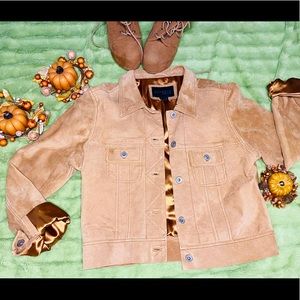 🎃Vintage Express Suede Leather Jacket🎃